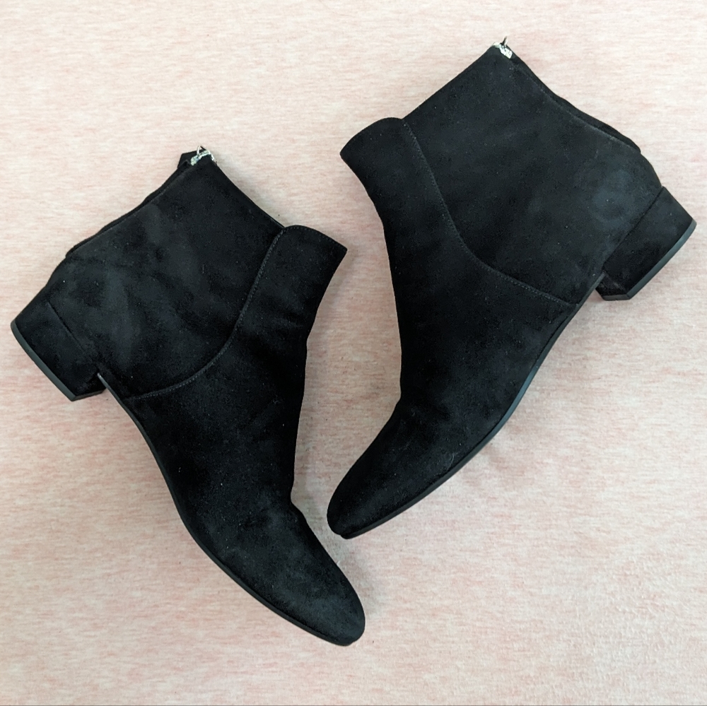 Prada Calzature Donna Camoscio Nero Ankle Boots